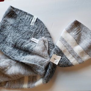 Calvin Klein NWT Fuzzy Beanie and Infinity Scarf